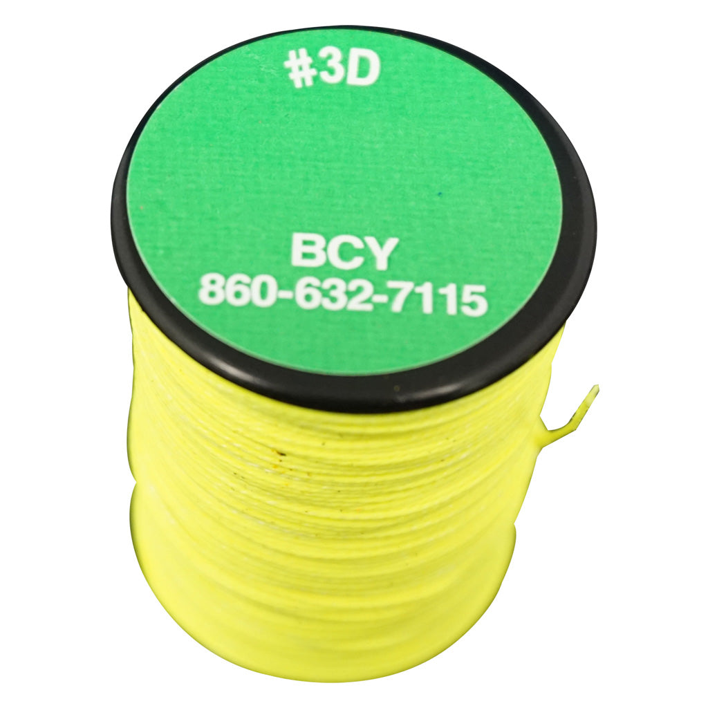 BCY 3D Twisted Dyneema Serving Neon Yellow 120 yds.