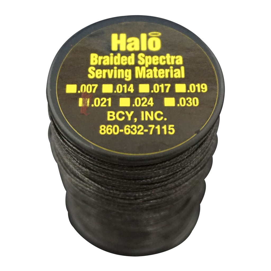 BCY Halo End and Center Serving Black .021 75 yds.