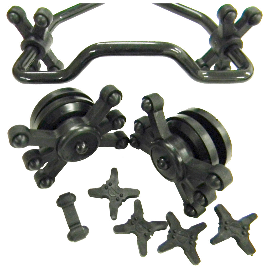 BowJax Complete Crossbow Kit w/Split Limb Dampeners Black