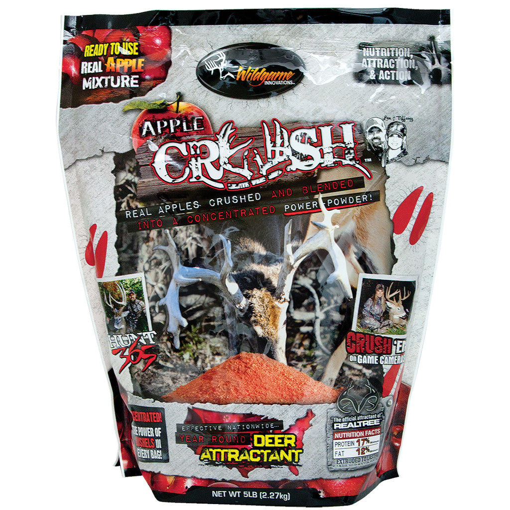 Wildgame Apple Crush 5 lb Mix Attractant Natural Apple Protein Deer Lure