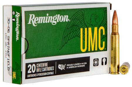 Remington UMC Full Metal Jacket 150 Grain .30-06 Springfield 2910 fps