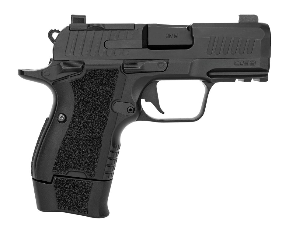 Kimber Mfg, Inc 3600006 CDS9 9mm Luger 15+1 Stainless Steel Optic Ready/Serrated Slide, Aluminum Frame w/Beavertail & Picatinny Rail, RMSc Footprint, Ambidextrous
