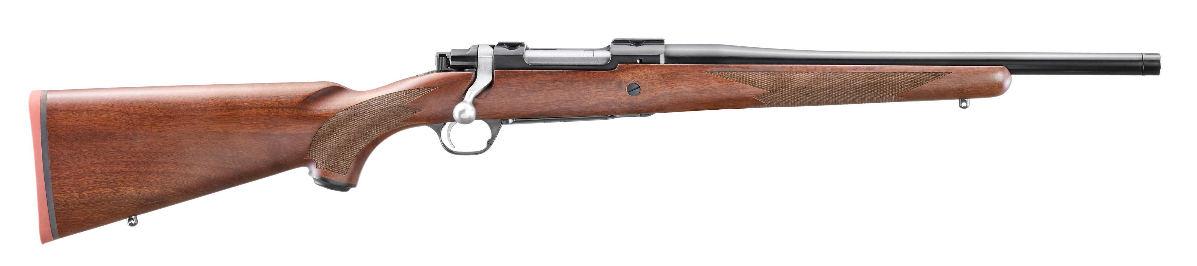Ruger 67100 Hawkeye Hunter 308 Win 4+1 16.60" Satin Blued Threaded Barrel, Satin Blued Steel Receiver w/Integral Scope Mount, American Walnut Fixed Stock, Right Hand