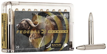 Federal Premium Safari Cape-Shok .458 Winchester Mag 400 grain Trophy Bonded Bear Claw ammunition