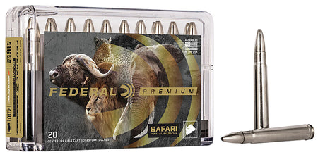 Federal Premium Safari Cape-Shok .416 Remington Mag 400 grain Trophy Bonded Bear Claw ammunition