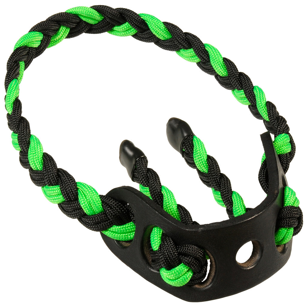 Paradox Black/Neon Green Elite Harness Leather Bow Sling