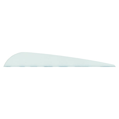 Bohning Bronco Vane White 4 Inch Pack of 100