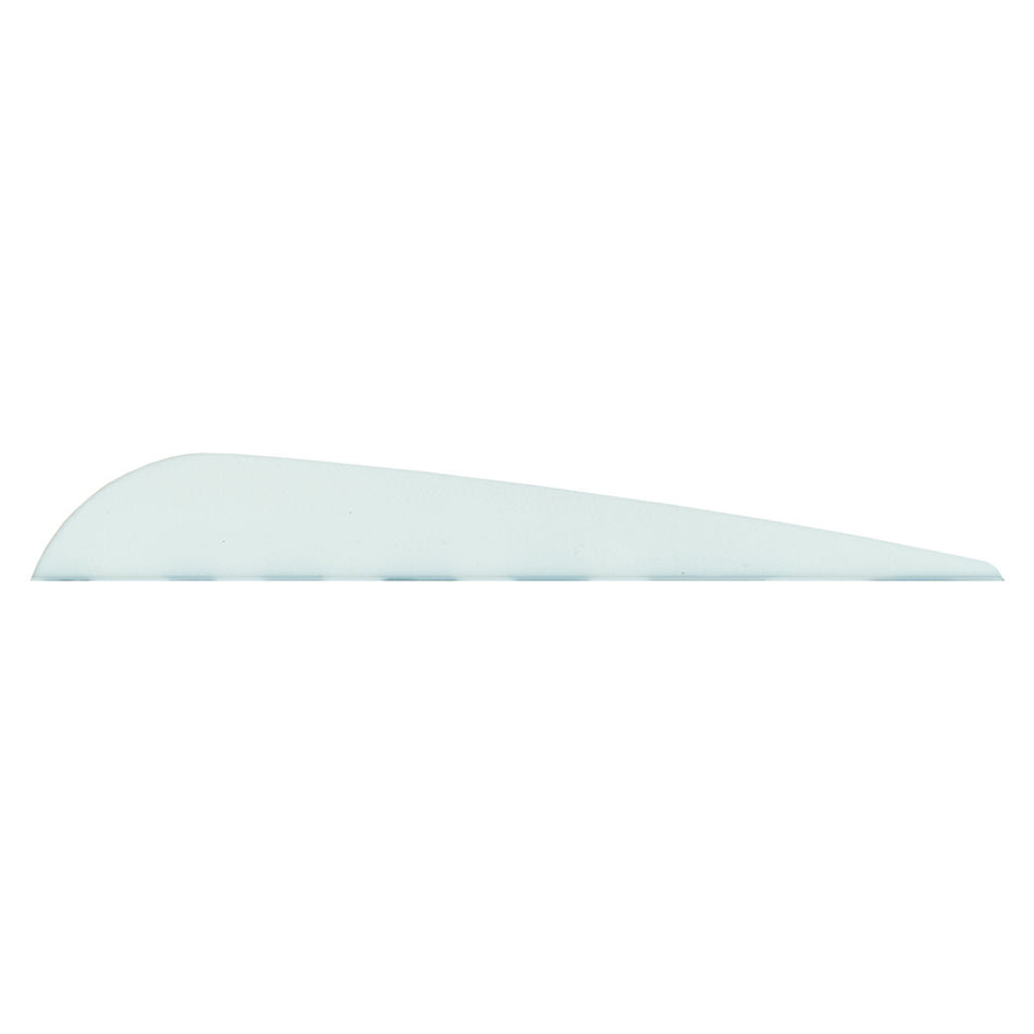 Bohning Bronco Vane White 4 Inch Pack of 100