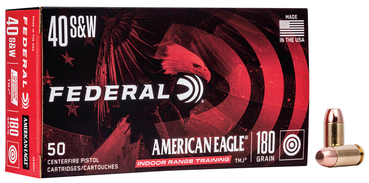 American Eagle  Total Metal Jacket 180 Grain .40 S&W 1000 fps