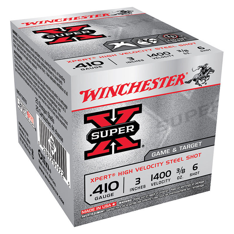 Winchester  Shotgun Ammo .410 Bore 3 in 3/8 oz #6