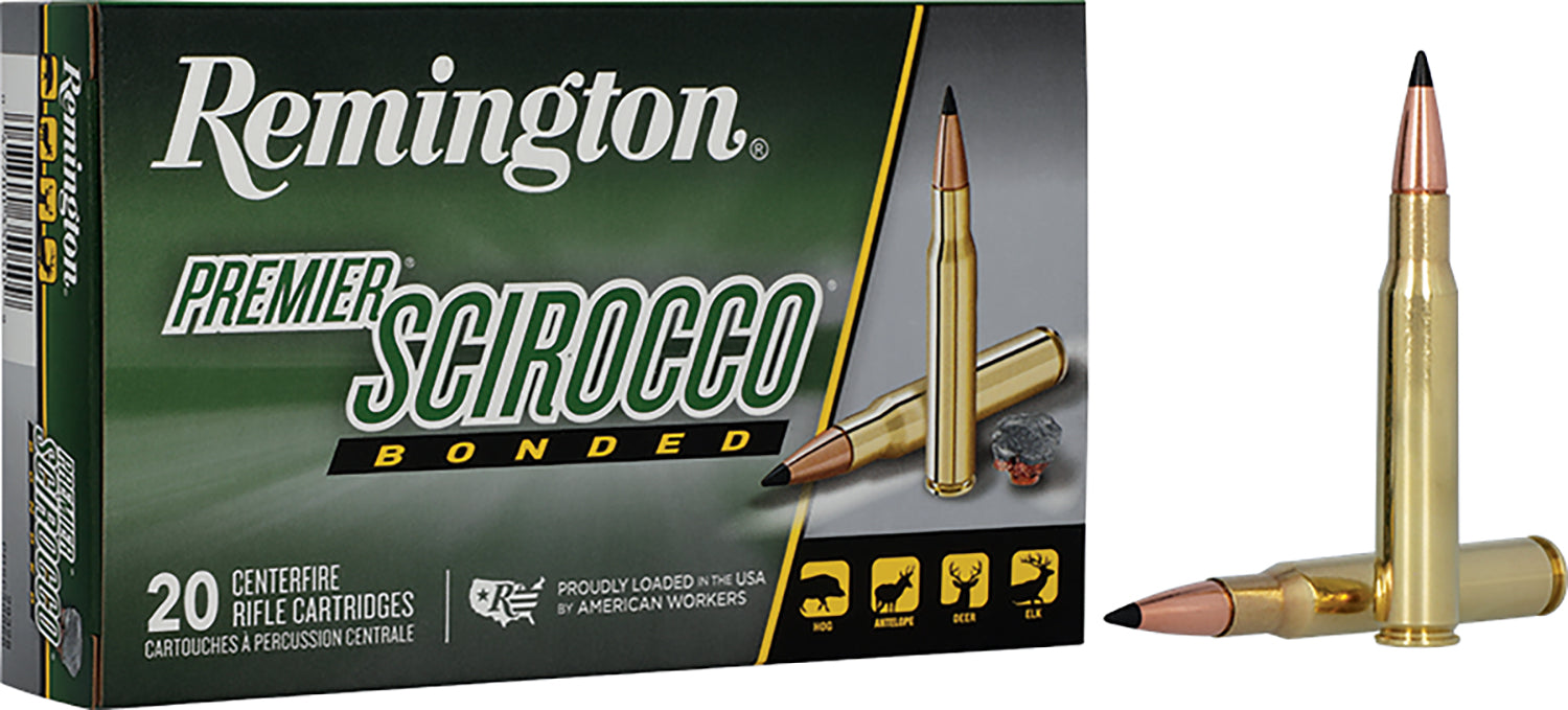 Remington Premier Scirocco Bonded Swift Scirocco II Bonded Polymer Tip 150 Grain 7mm Remington Mag 3110 fps