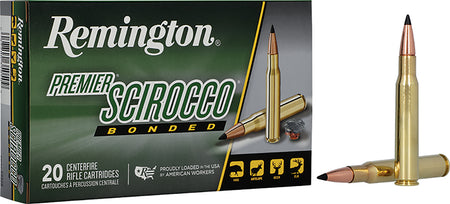 Remington Premier Scirocco Bonded Swift Scirocco II Bonded Polymer Tip 150 Grain 7mm Remington Mag 3110 fps
