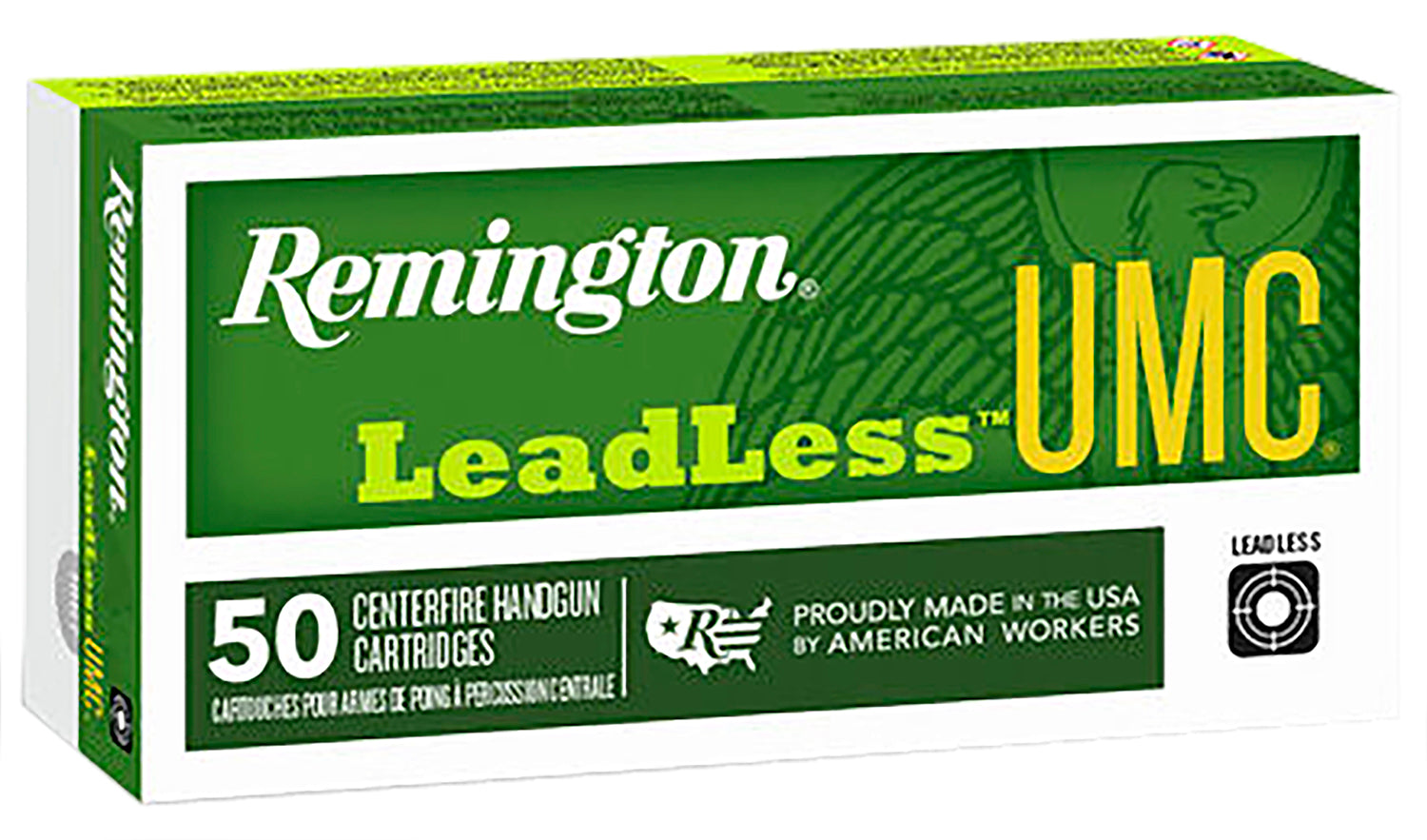 Remington UMC Leadless Flat Nose Enclosed Base 180 Grain .40 S&W 990 fps