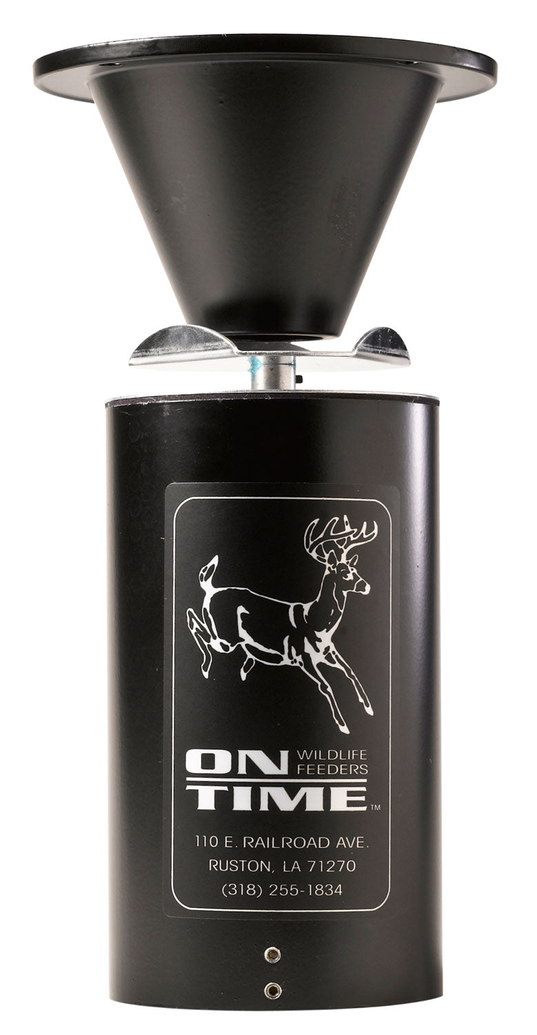 On Time 11112 Classic Lifetime Feeder, Quartz Clock, 12 Programmable Feeds/Day, 3-16 Sec, Black