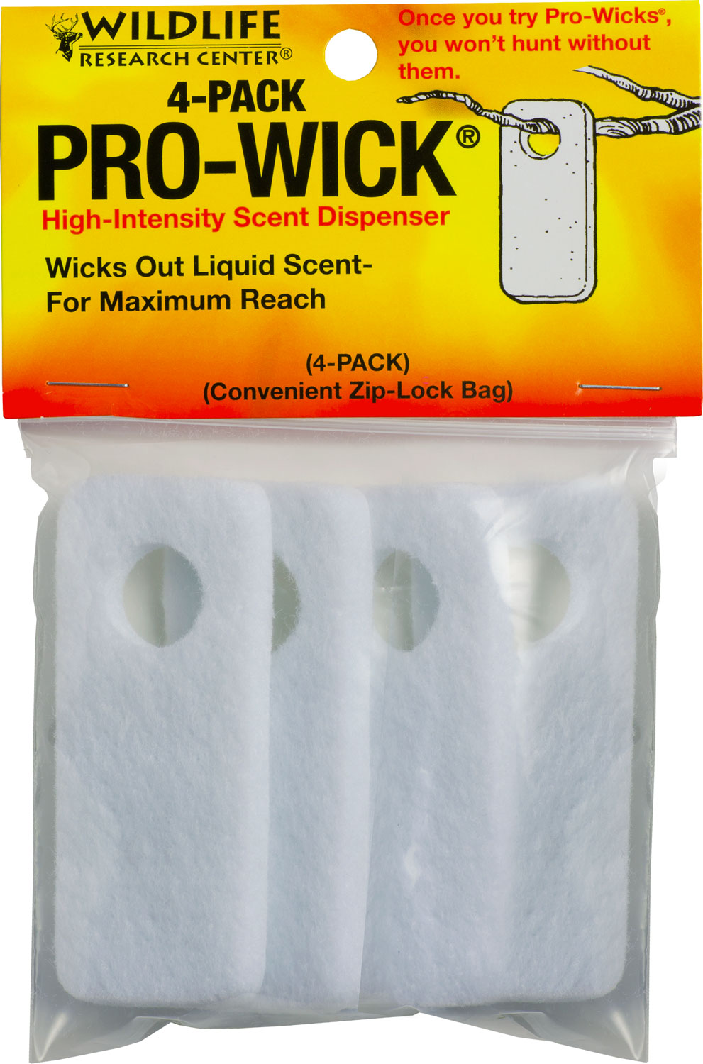 Wildlife Research Pro-Wick Synthetic Felt Scent Dispenser Pack of 4