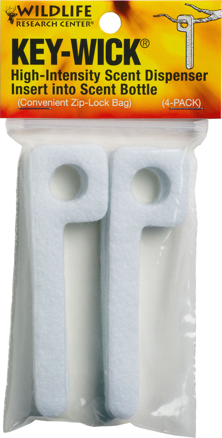 Wildlife Research Key-Wick Felt Scent Wick Dispensers 4 Per Package