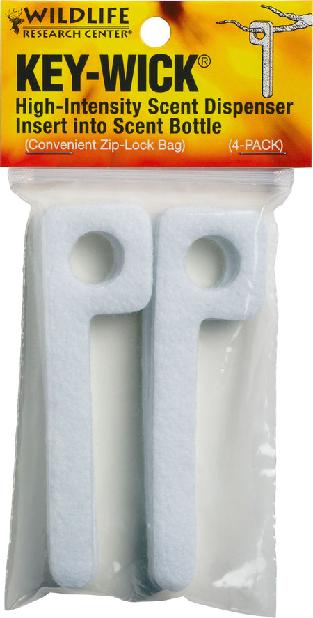 Wildlife Research Key-Wick Felt Scent Wick Dispensers 4 Per Package