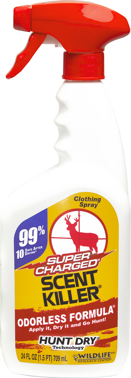 Wildlife Research Super Charged Scent Killer Hunting Odor Eliminator 24oz Spray