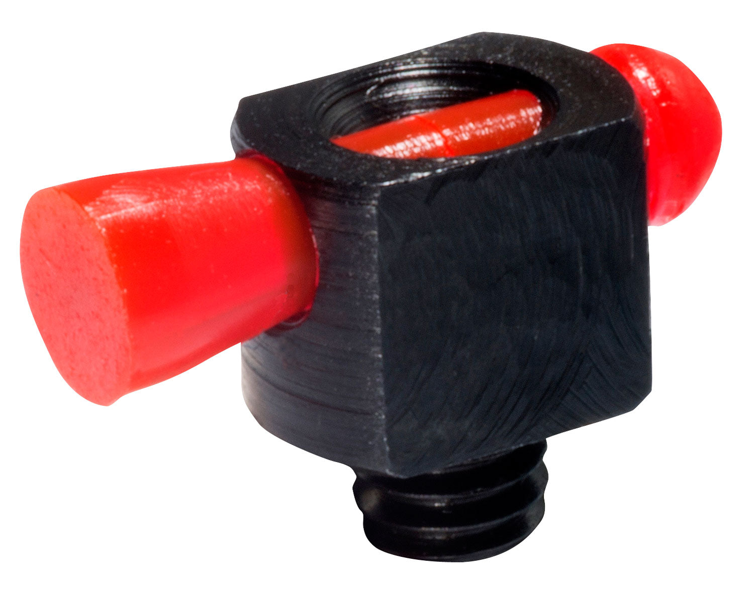 HiViz BD1008R Spark II Compact Front Sight Red Fiber Optic for Vent-Ribbed Shotguns