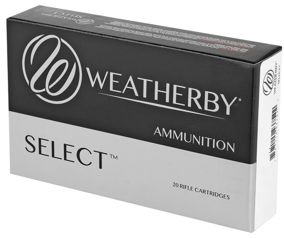 Weatherby Select Plus Interlock .224 Weatherby Mag 55 grain Spire Point ammunition