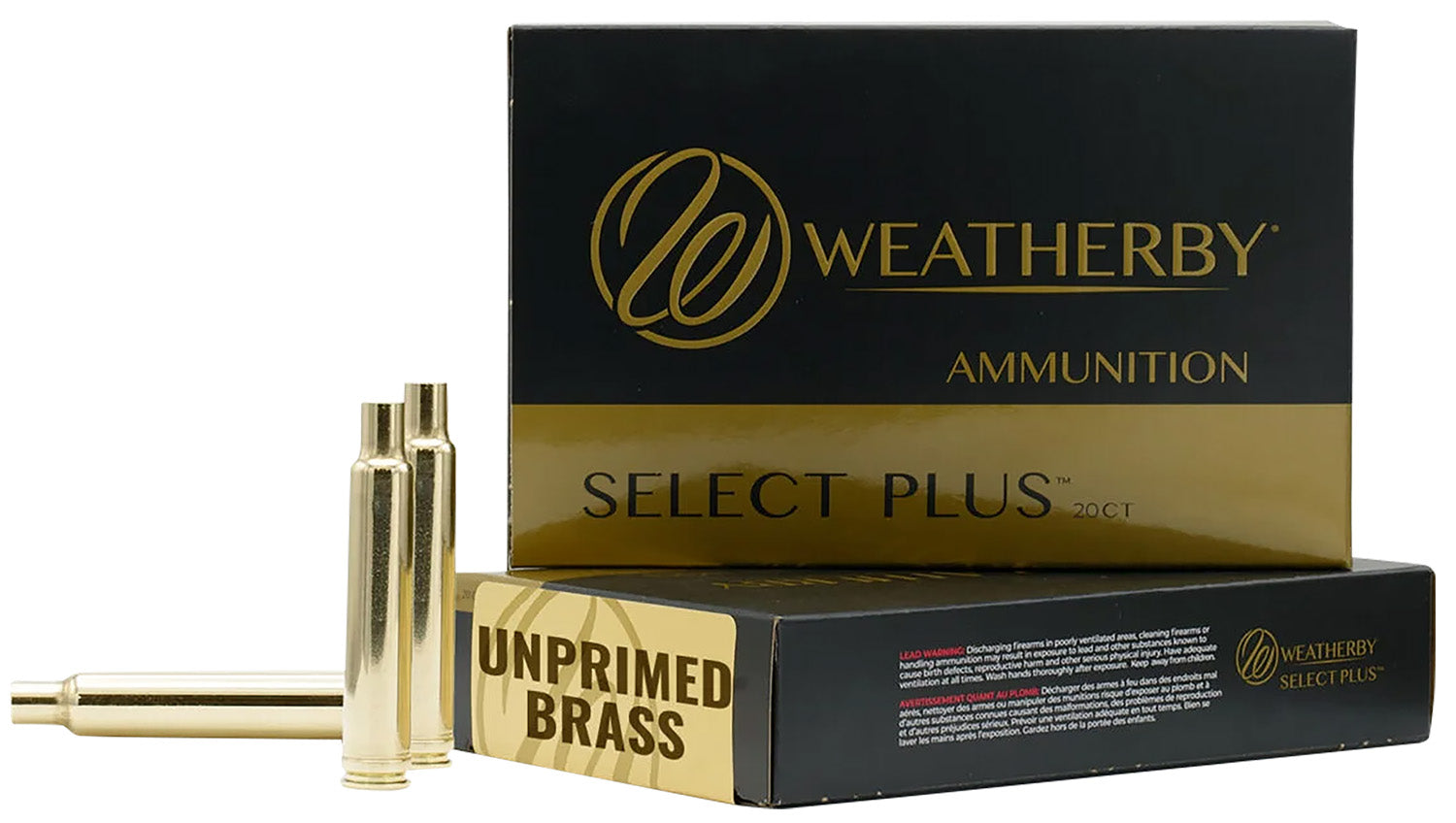 Weatherby Unprimed Brass Rifle Cases 240 Weatherby Mag 20/Box