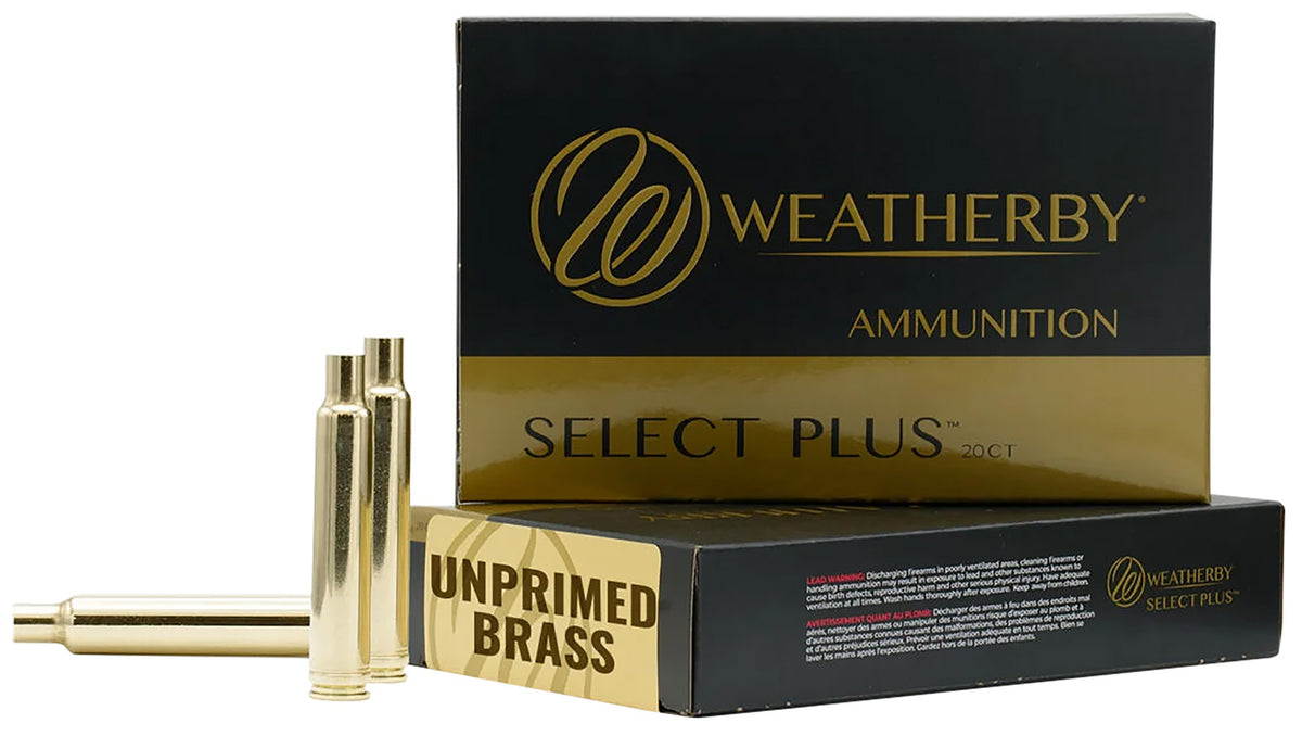 Weatherby Unprimed Brass Rifle Cases 300 Weatherby Mag 20/Box