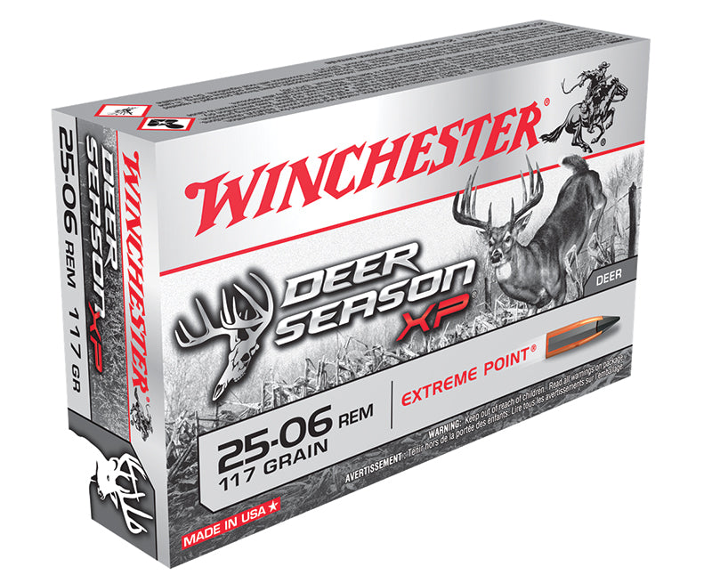 Winchester  .25-06 Remington 117 grain Copper Extreme Point Lead-Free ammunition