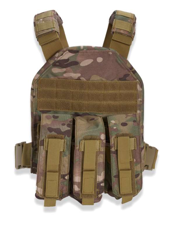 Guard Dog Terrier Adjustable Plate Carrier Multicam Multiple Pouches