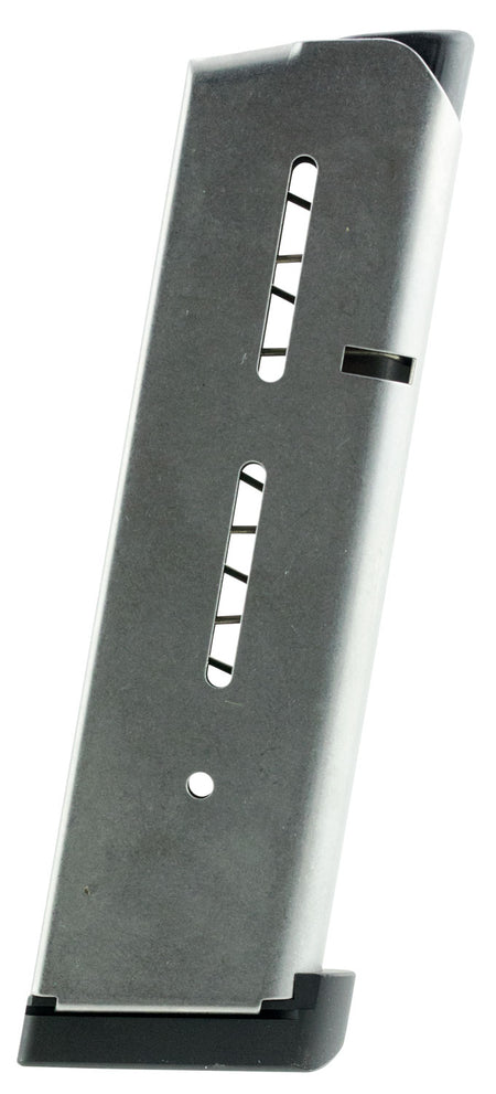 Wilson Combat 47D 1911 .45 ACP 8-Round Stainless Steel Magazine Standard Floorplate