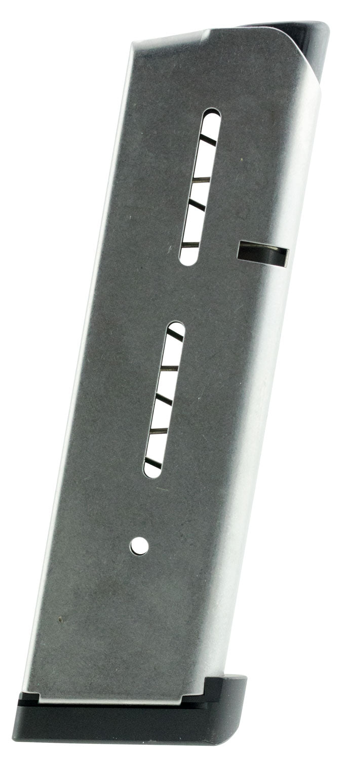 Wilson Combat 47D 1911 .45 ACP 8-Round Stainless Steel Magazine Standard Floorplate