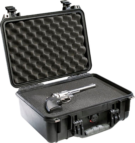 Pelican Protector 1450 Medium Hard Handgun Case Black Polypropylene Foam