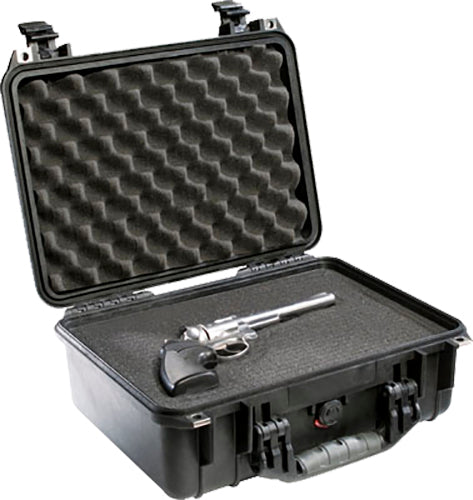 Pelican Protector 1450 Medium Hard Handgun Case Black Polypropylene Foam