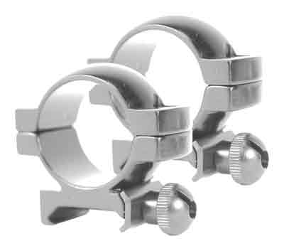 Simmons Weaver Medium 1" Diameter Silver Scope Ring Set