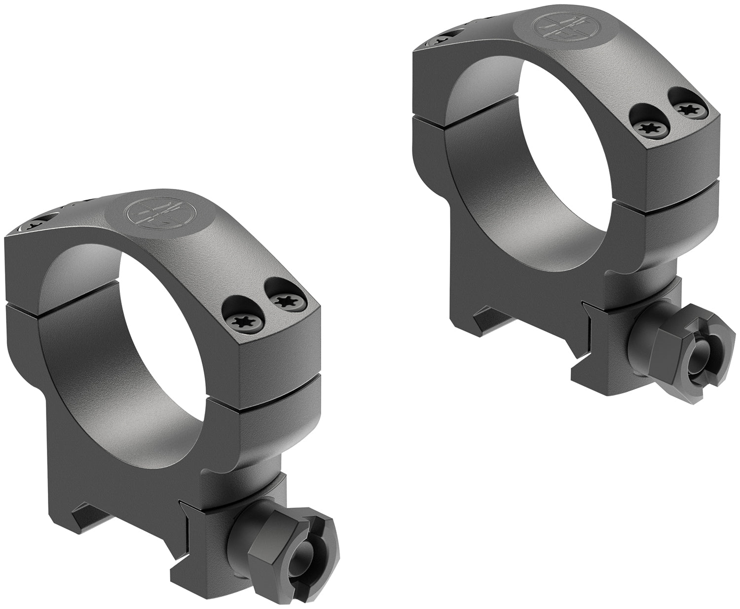 Leupold Mark 4 Cross-Slot 34mm High Scope Rings Matte Black 59320