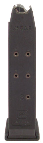Glock MF38008 Black Polymer 8rd 45 GAP Magazine for Glock G38