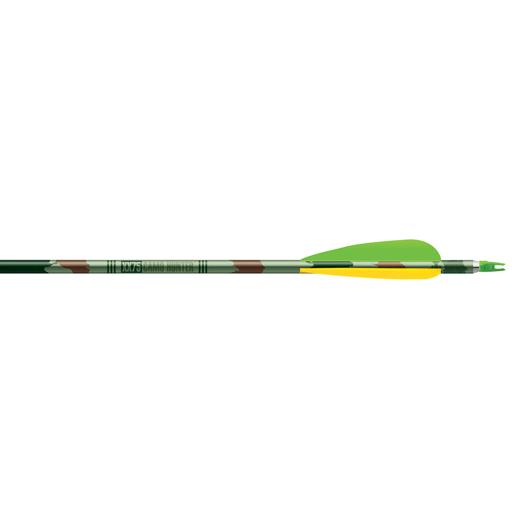 Easton Camo Hunter XX75 2219 Arrow 4-inch Vanes Pack of 6