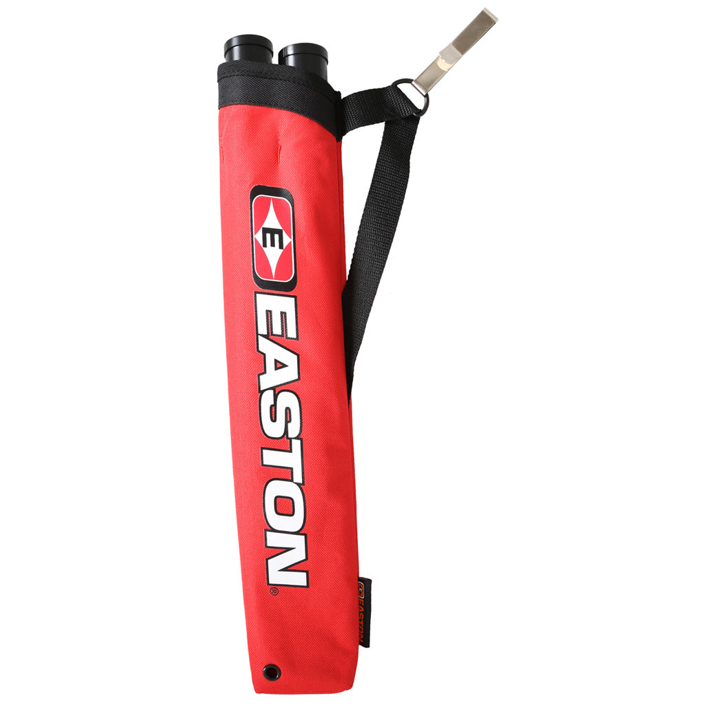 Easton Flipside 2-Tube Hip Quiver Red High Denier Poly RH/LH