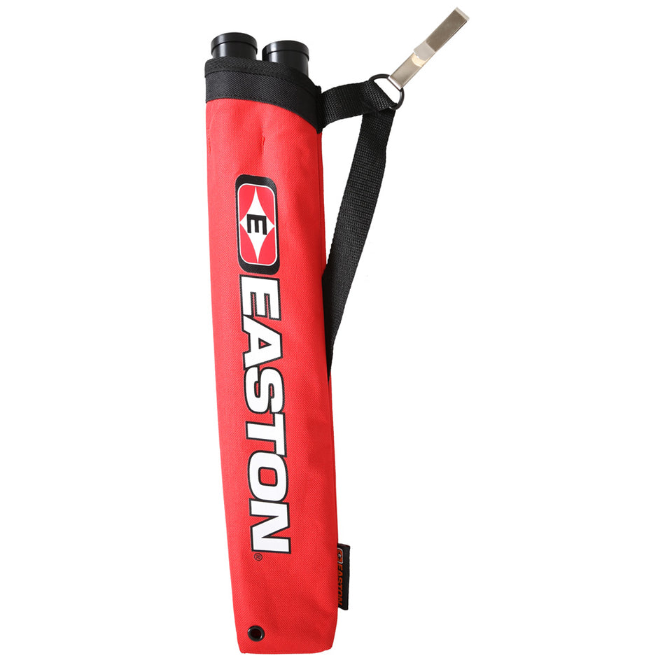 Easton Flipside 2-Tube Hip Quiver Red High Denier Poly RH/LH