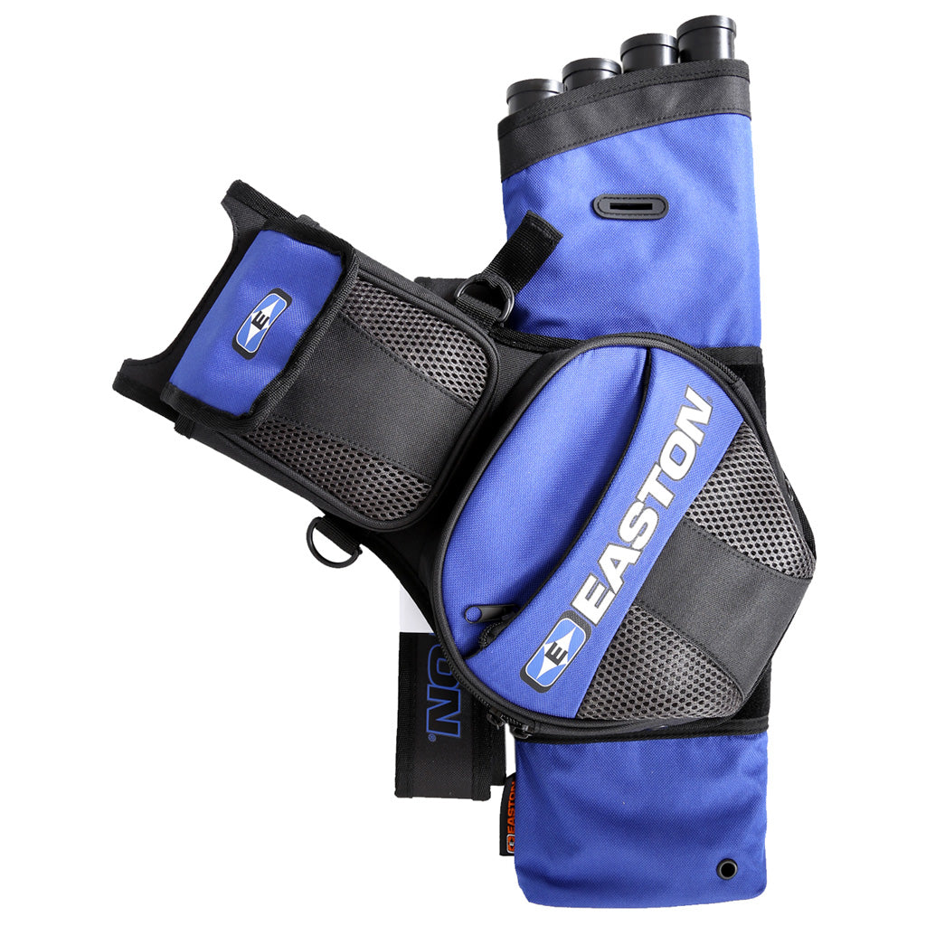 Easton Flipside 4-Tube Hip Quiver Blue Molded Arrow Tubes RH/LH