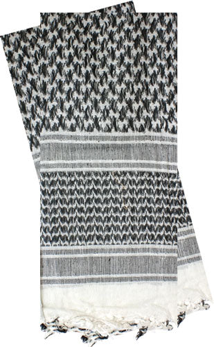 Red Rock Tactical Shemagh Wrap White and Black