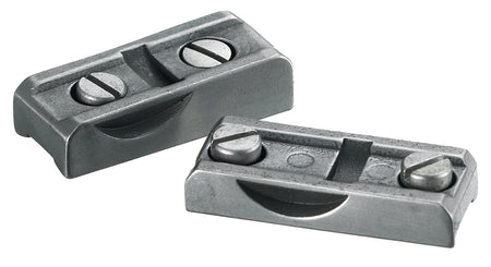 Ruger 90004 Black Steel Two-Piece Scope Base Set for Ruger No. 1 Varminter and No. 3 Rifles
