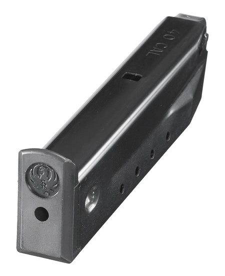 Ruger 90089 Replacement 10-Round 40 S&W Magazine for Ruger P91/KP91/PC4, Blued Steel