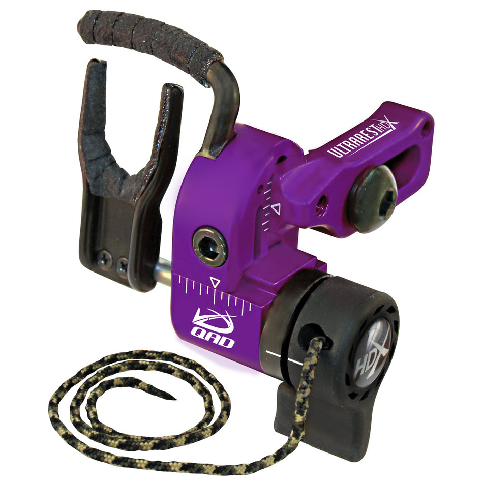 QAD UltraRest HDX Purple Drop Away Arrow Rest RH
