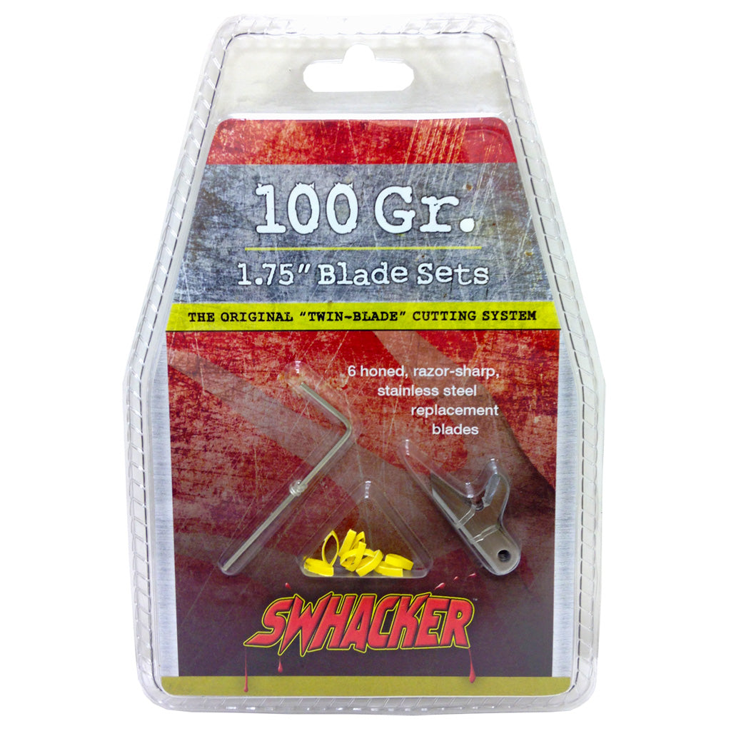Swhacker 6 pk. Replacement Blades 2 Blade 1.75 in. 100 gr.