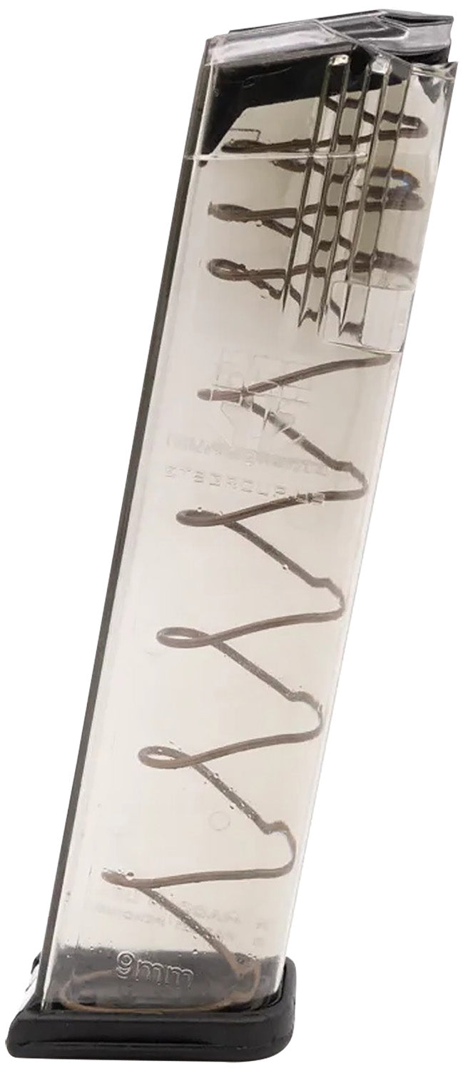 ETS GLK922 Pistol Magazine 22rd 9mm Luger Compatible with Glock 17/18/19/26/34/45 Gen1-5 Transparent Polymer
