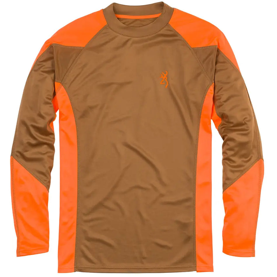 Browning NTS Upland Field Shirt Medium Khaki/Blaze