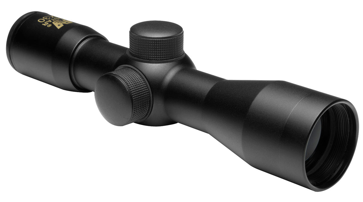 NcStar Tactical 4x30mm Fixed Power Riflescope P4 Sniper Reticle 1" Tube Black Anodized