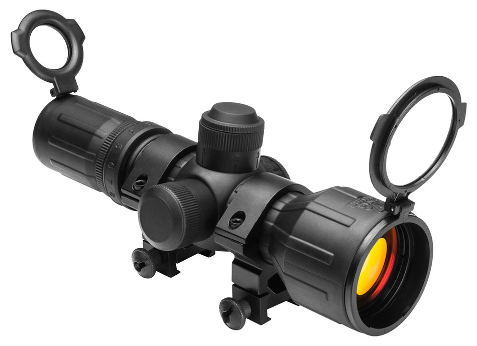NcStar SEECR3942R Tactical 3-9x42mm P4 Sniper Reticle 30mm Tube Illuminated Riflescope w/Rubber Outer Coating