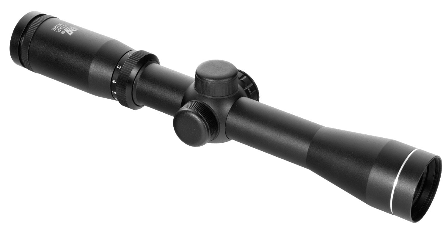 NcStar Pistolero 2-7x 32mm Variable Power Scope Illuminated Reticle 1-Inch Black Anodized Tube