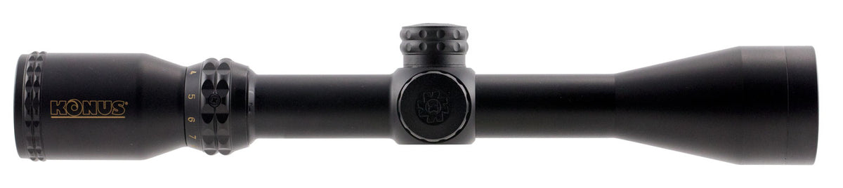 Konus KonusPro 550 3-9x40mm 1" Tube Dual-Color Illuminated Ballistic 550 Dot Reticle Matte Black Scope 7276